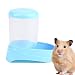 pzcvo Comederos Cobaya Comedero Automatico Conejo dispensador de Comida Dispensador de Comida de hámster Hámster Cuencos de Comida Conejo Accesorios Blue