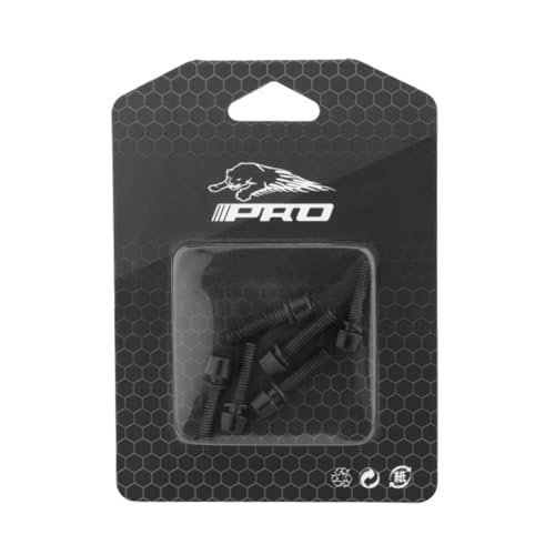 NELboNs M5x18mm Bike Stem Bolts 6PCS Stainless Steel Black