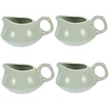 Saucière avec poignée - surface lisse, facile à nettoyer, résistante aux taches, plus besoin de frotter, saucière en céramique