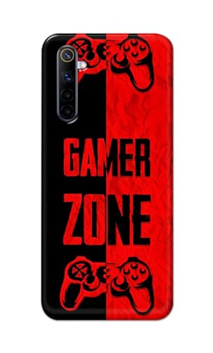 Image of Printed Hard Back Cover Case for Realme 6 | Realme 6S | Realme 6i Back Cover (Gamer Zone) -1111