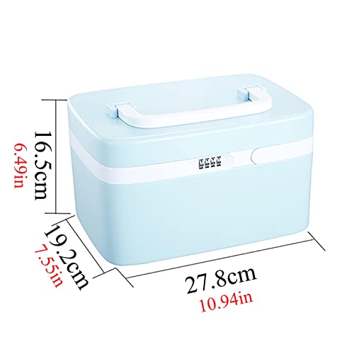 Boîte de rangement multicouche avec serrure à code pour remèdes - 6