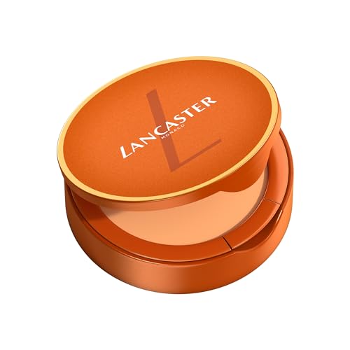 LANCASTER Infinite Bronze Tinted Protection Sunlight Compact Cream | Base de maquillaje compacto en crema con protección solar de SPF50 | 9 g