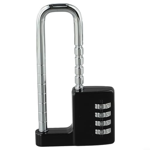 Schlankes, verstellbares Schließsystem aus Stahllegierung, kompatibel mit verschiedenen Möbelstilen, benutzerfreundliche, mechanische Passwortzugriffslösung (schwarz)