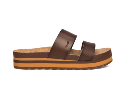 Image of Sanuk Womens Alt-Itude | Platform Sandals Women | Womens Fashion Slide Sandals | Molded Footbed with Arch Support