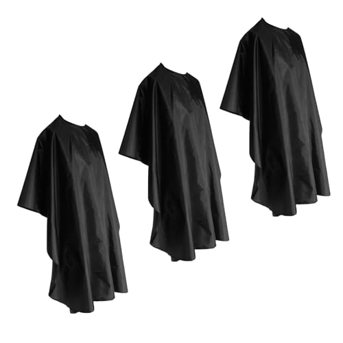 Alipis 3pcs Salon Haircut Capes with Snap Closure 120x150cm Reusable Hairdressing Cloaks for Adults Women Hair Cutting and Coloring Barber Styling