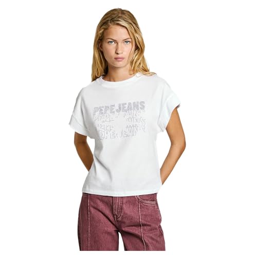 T-shirt Pepe Jeans Lira femme en coton bio casual