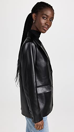 Good American Women's Better Than Leather Blazer4