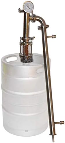 Pot Head Kit - NPT Water Connections - for Sanke Keg Boiler (Keg not Included)