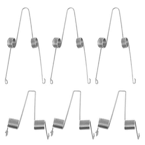 ifundom 6pcs Baritone Trumpet Water Spit Valve Springs Repair Parts Set A-Type B-Type for Brass Instrument Maintenance and Trombone Water Key Accessories