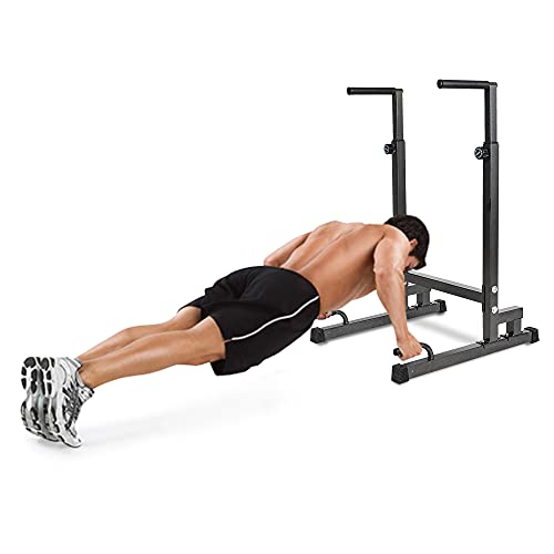 Dporticus Multi-Function Dip Station Home Gym Dip Stand Dip Bar,Adjustable Height Body Exercise Equipment Strength Training #TOP2