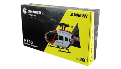 Amewi Johanniter H145 Helikopter Brushless 6-Kanal 6G RTF ferngesteuert RC