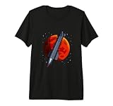 Starship Space Rocket X Mars Raptor Launch Premium Tri-Blend T-Shirt