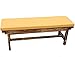 KingMSPG Wasserdichtes Gartenbank-Kissen 100/120/150 cm, 2-Sitzer, Outdoor-Bank-Sitzkissen, lange Bankauflagen für Terrassenmöbel, Esszimmer-Schaukelstuhl (90 x 30 x 5 cm, gelb)