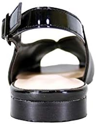 Peerage Eden (FT6053) Women's Wide Width Peep Toe Slingback Comfort Leather Flats Review | Image 3