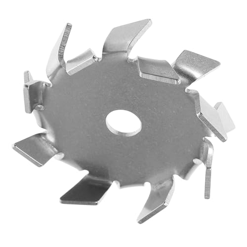 Garneck Agitateur à Palette en Acier Inoxydable 5 Cm Trou 8 Mm sans Tige pour Laboratoire, Accessoire de Mélange Industriel, Agitateur de Réactifs Chimie sous Agitation Réutilisable