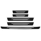 Tryagat 5 Pièces Protections de Seuil de Porte en Fibre de Carbone adapté pour VW Golf 6 Mk6 2008 2012, Protection de Coffre Anti Rayures Autocollant,White