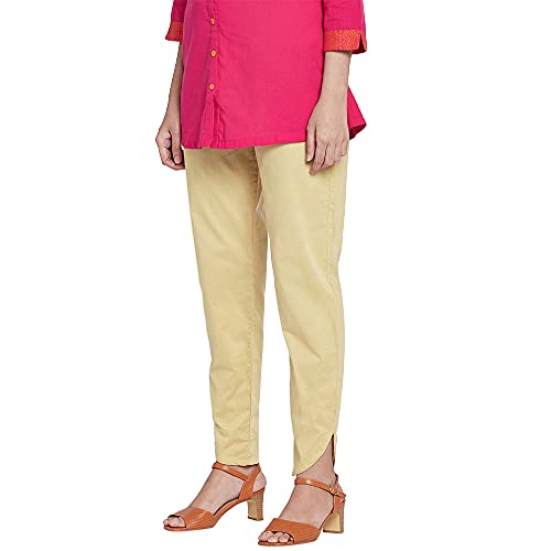 Image of GO COLORS Women Mid Rise Cotton Dhoti Pant