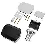 VALICLUD Abschließbares Fingerabdruckschloss USB Ladeschublade Aluminiumlegierung Silber Elektronisches Möbelschloss für Schubladen Zuhause Büro Intelligente Fingerabdruckentriegelung