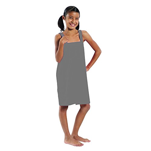 By Lora Water Absorbent Spa Wrap For Girls, Silver - Small #TOP21