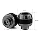 Motorrad Sturzschutz, Qiilu Kohlefaser Motorrad Gabel Rahmen Sliders Crash Protection(Swarchz)