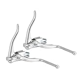 Manillar para bicicleta de carretera: este par de manetas de freno de aleación de aluminio de alta dureza son duraderas y le dan un toque moderno a tu bicicleta. piezas de ciclismo
