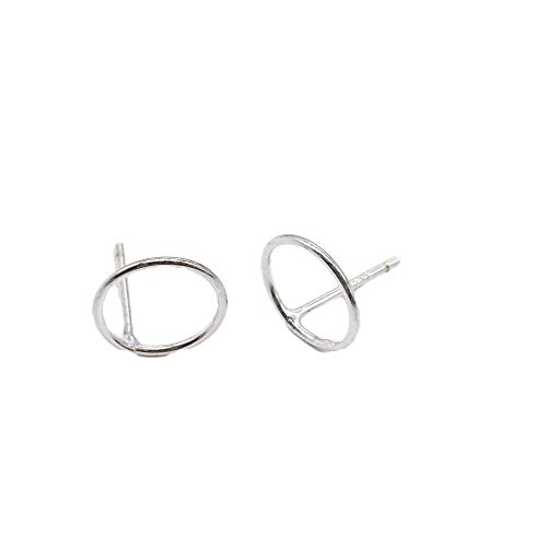 Boucles d'oreilles en argent sterling 925 avec bague 10mm pour création de bijoux durables