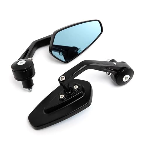 Rétroviseurs de moto 20mm en aluminium HD antireflet pour guidon 7/8 de scooter