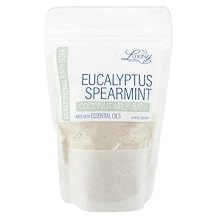 Luxiny Vegan Milk Bath Soak Made with Moisturizing Coconut Milk Powder, Essential Oil, Sweet Almond Oil for a Bath Bomb Dust Soothing Fizz & Relaxing Soak, 8 oz. Eucalyptus Spearmint