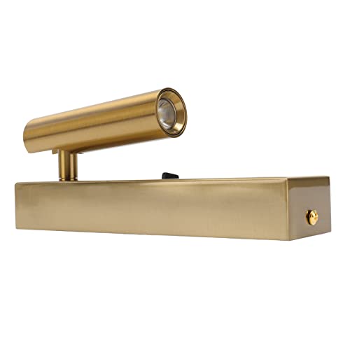 Lámpara de pared LED en aleación de aluminio minimalista y ajustable con enchufe 8