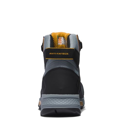 Timberland Bico de segurança composto Switchback masculino impermeável CT WP, cinza: cinza amarelo t