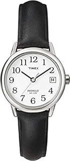 Timex Easy Reader Women's 25 mm Leather Strap Date Window Watch