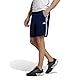 adidas Herren Train Essentials Piqué 3-Stripes Training Shorts, Dark Blue/White, XL