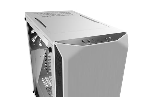 Pure Base 500 Window White Case PC con 2 ventole Pure Wings 2 140mm, copertura superiore ottimizzata per silenzio e flusso d'aria, supporto radiatori fino a 360mm - Case PC - Immagine 5