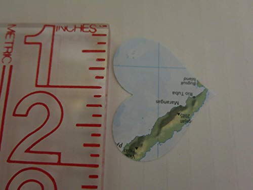 200 Vintage Atlas Map Hearts Confetti Travel Theme Wedding Table Scatter #TOP6