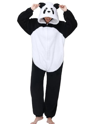 LATH.PIN Combinaison Pyjama Kigurumi Adulte Unisexe Animal Costume Cosplay Déguisement de Soirée Onesies Pilou Pilou Vêtements de Nuit Sleepwear pour Carnaval...