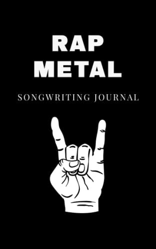 Photo de Rap Metal Songwriting Journal: Lined Notebook for Music Song Lyrics & Ideas