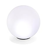 Solar multicolor Leuchtkugel 50 cm - 7 Lichtfarben Dauerlicht oder Wechsellicht - 8 Std. - Solarmodul 1,5 Wp - Solarleuchte esotec 102612