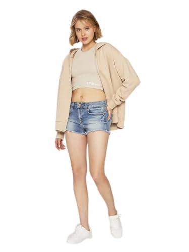 LTB Jeans Damen Dosobi Kapuzenpullover, Moonlight Jade 12174, XL