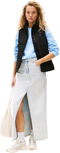 Tommy Jeans chaleco acolchado de mujer para abrigarse del viento frío 3