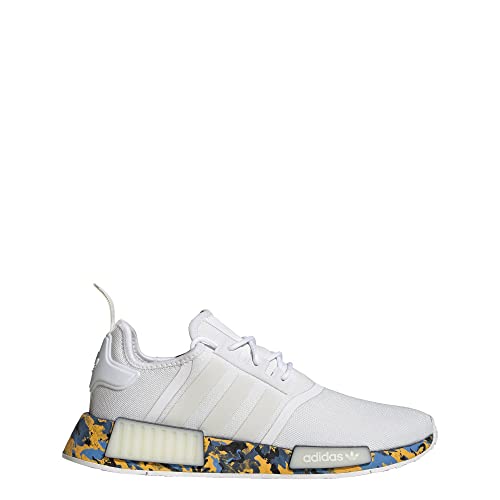 adidas NMD_R1 x Andr Saraiva Chaussures Homme, Blanc nuage/blanc nuage/blanc cass , 38 EU