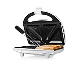 Pequeño panini Maker, Snackmaker Sandwichera Tostadora – Adecuado para llevar en el camping o en las vacaciones