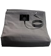 LOSUVERO Grounding Flat Sheets 5% Silver Fiber Organic Cotton, Original Health, Better Sleep Ther...