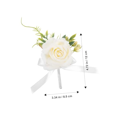 Décoration de mariage fleur blanche Cabilock pour robe et fête - 3