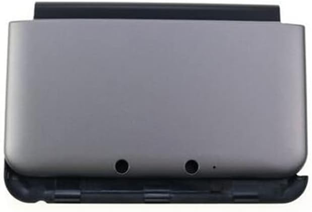 Image of Top & Bottom Faceplate Cover Plate Case Housing Shell for 3DS XL /LL Console Front Back Cover (Grey)