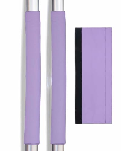 Purple Refrigerator Door Handle Covers Set of 2, Pure Purple Lavender Solid Color Simple Minimalism Art Kitchen Appliance Covers Handle Decor Protector for Ovens Dishwashers Microwave Ornaments