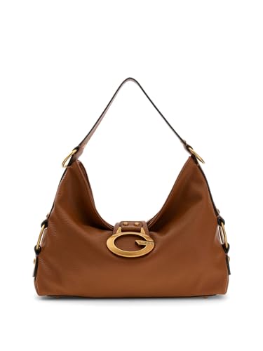 Guess Borsa A Tracolla Camden Shoulder Bag Cognac Marrone