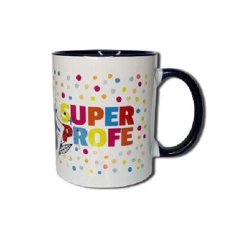 Tip Top - Tazza Super Prof In Ceramica 350 Ml - Bianca Con Stampa Di Qualità - Idea Regalo Confezionata - 2
