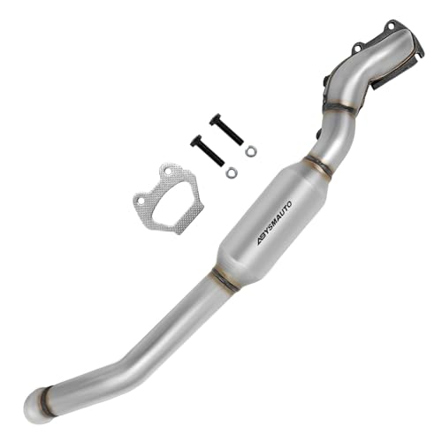 ABYSMAUTO Catalytic Converter Compatible with Jeep Grand Cherokee, Dodge Durango 2011-2012 3.6L V6 Left Driver Side Catalytic Convertor Direct-fit 19735 (EPA Compliant)