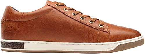 Jousen Men's Casual Shoes Memory Foam Fashion Sneakers Simple Style Tennis Shoes (A81Q08 Yellow Brown 9) #TOP3