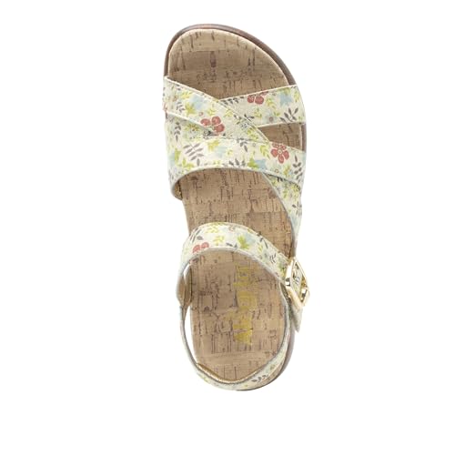 Image of Alegria Women Bianca Leather Gladiator Strap Sandal
